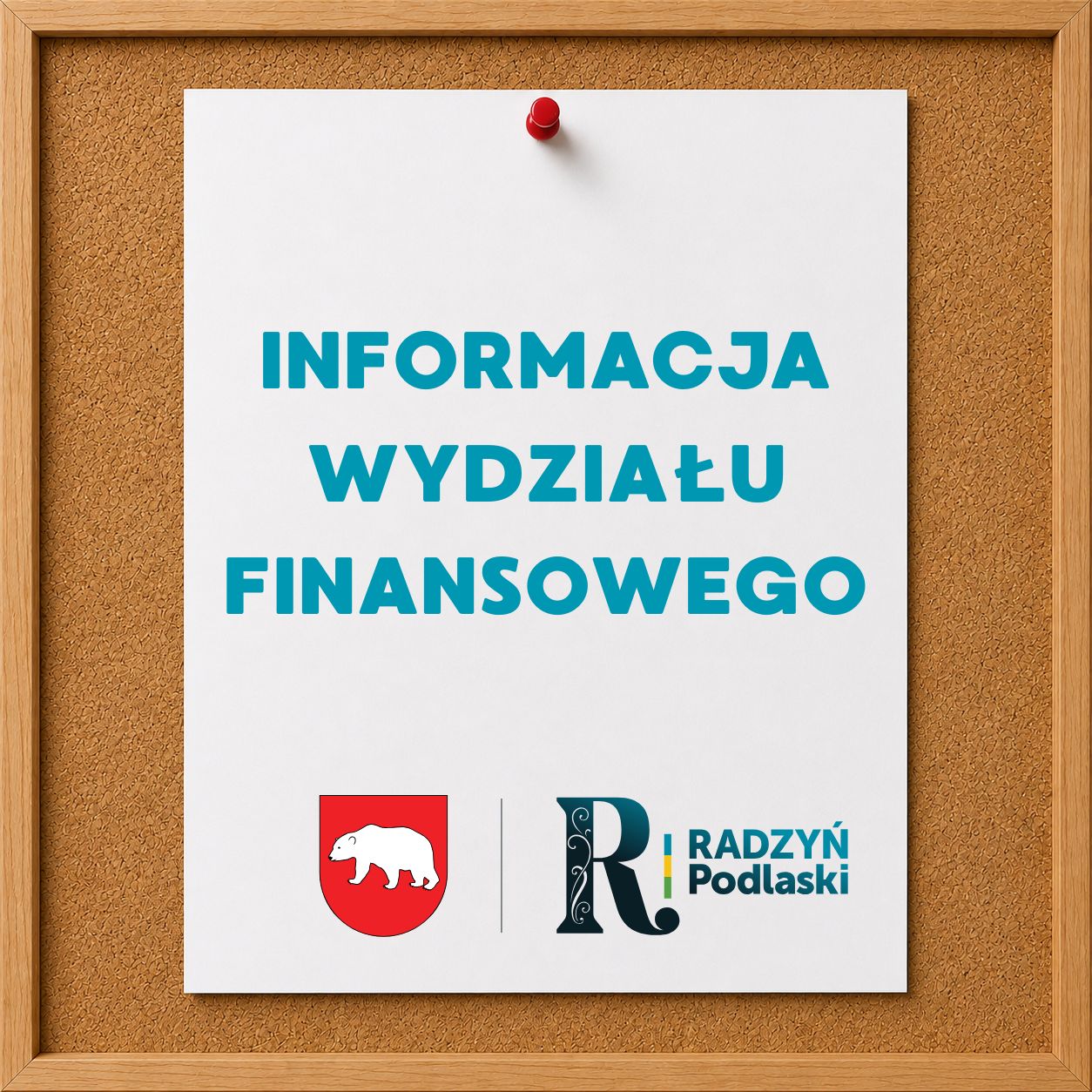 INFORMACJA WYDZIAŁU FINANSOWEGO