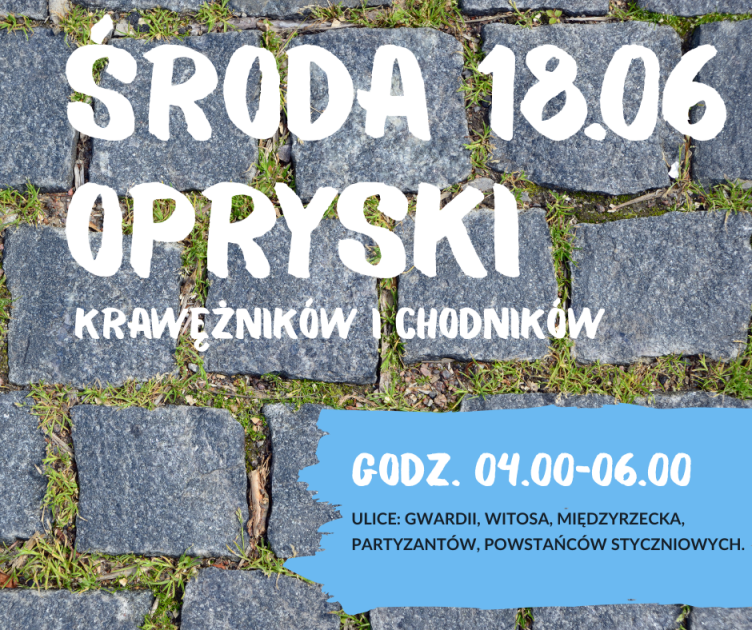 18.06 opryski na terenie miasta