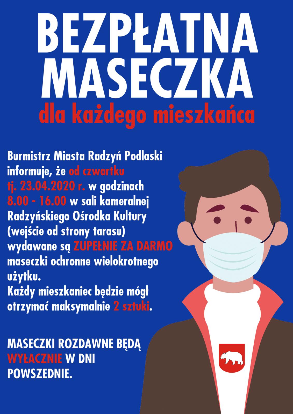 maseczki plakat