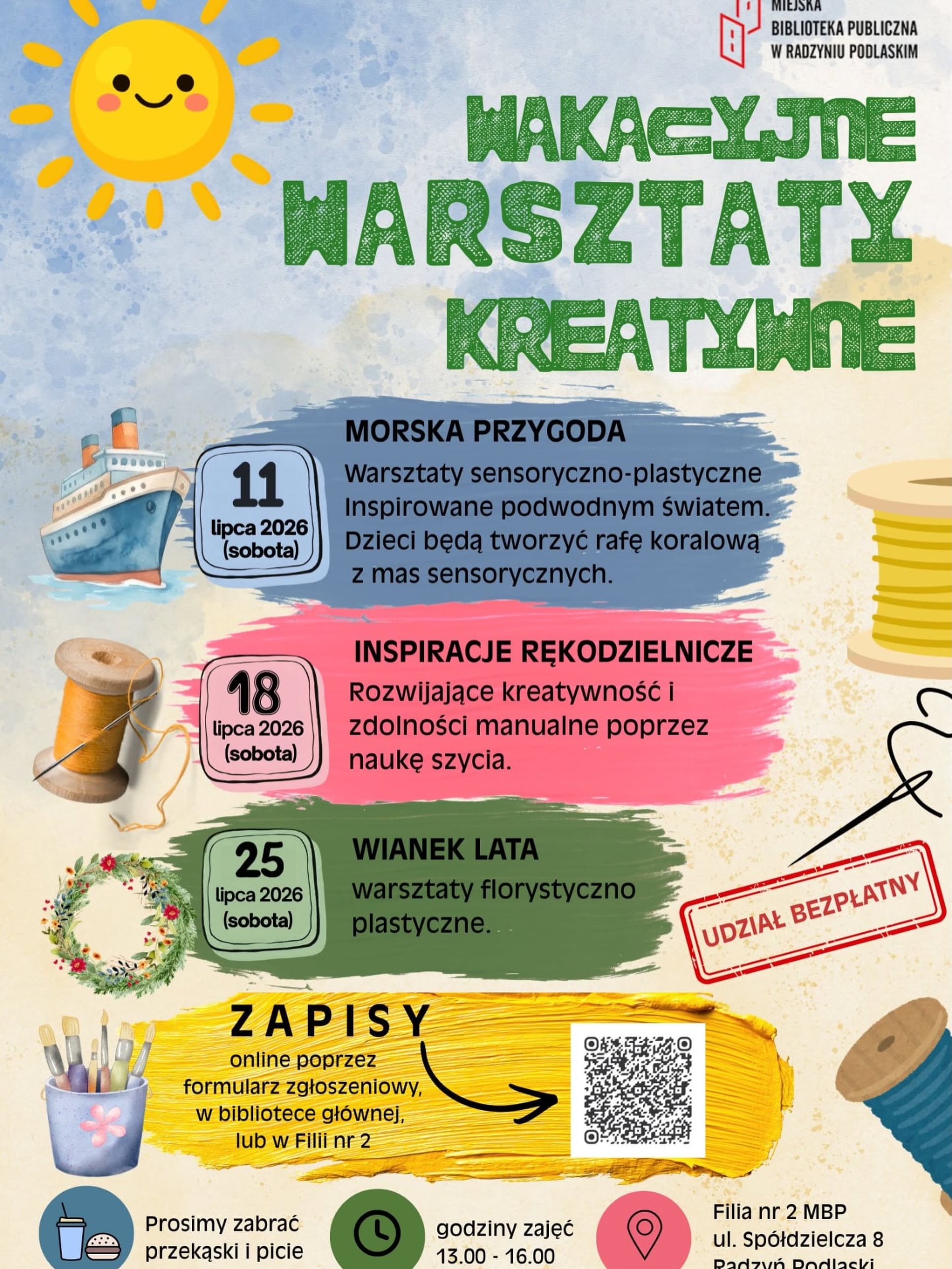wakacyjne warsztaty kreatywne