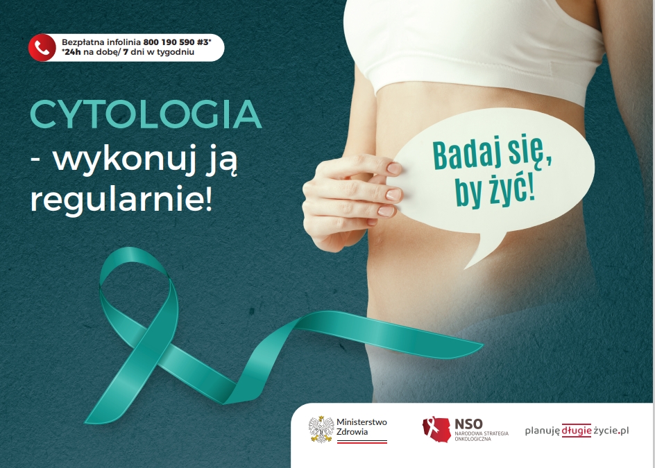 Plakat zachęcający do badania cytologicznego