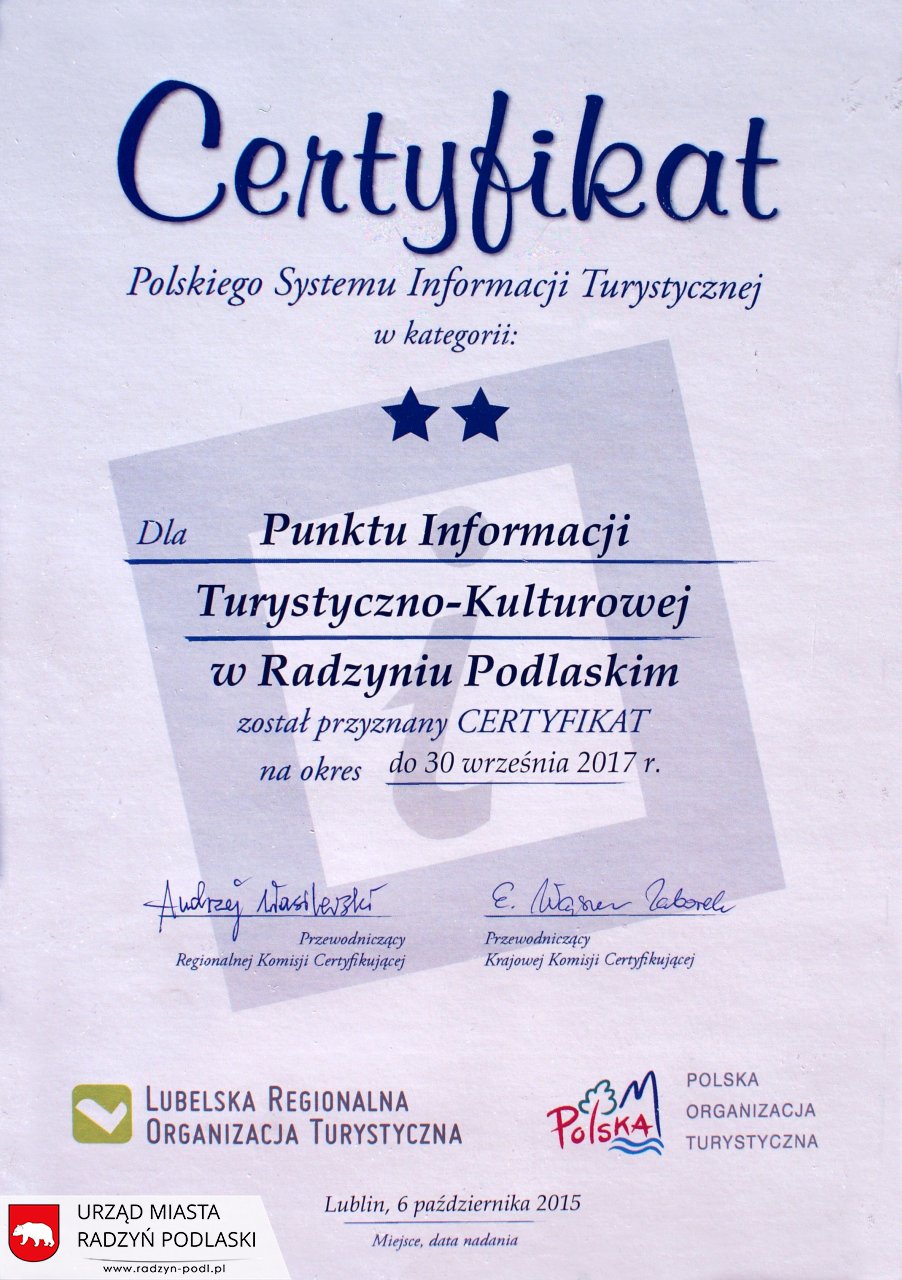 punkt info certyfikat