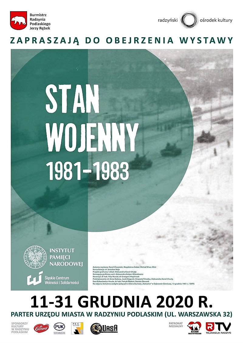 stan wojenny plakat