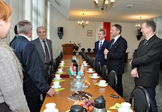 Delegacja samorządowców z Miasta Egyek na Węgrzech z wizytą w Radzyniu Podlaskim 