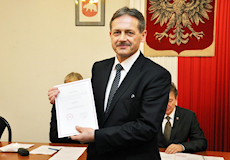 II Sesja Rady Miasta Radzyń Podlaski. Nowo wybrany Burmistrz Miasta złożył ślubowanie. 