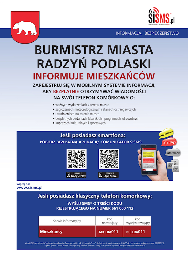 Bezpłatny System Informacji SMS