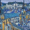 Joanna Mieszko Husaria pod Pałacem w Radzyniu Podlaskim, 2025 Akryl, Płótno 70 cm x 100 cm