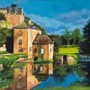Izabela Szewczyk-Martin Moulin de Thevalles, 2025 Akryl, Płótno 40 cm x 60 cm
