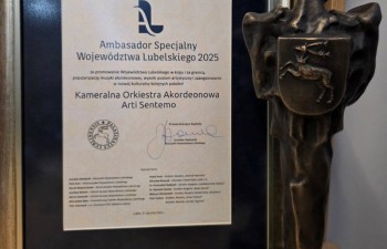 Kameralna Orkiestra Akordeonowa Arti Sentemo Ambasadorem Specjalnym Województwa Lubelskiego 2025 
