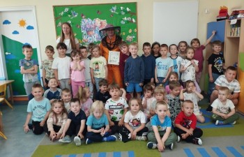 Spotkanie pszczelarskie w Przedszkolu Miejskim nr 1