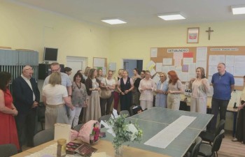 Pożegnanie z Panią Marzeną Sawicką w SP2