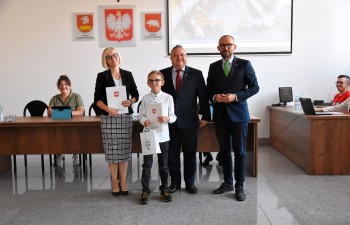 Uroczystości wręczenia nagród za wyniki w nauce. Fot. Anna Małoszewska